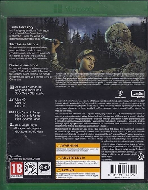 The Walking Dead The Final Season - Xbox One (B-Grade) (Genbrug)